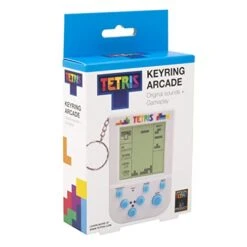 Tetris Keyring Handheld Arcade Game - Retro Mini Portable Handheld Tetris Game For Kids And Adults. Original Gameplay Including Original Tetris Sounds. Officially Licensed Tetris Game. -Play Nest Game 41b93mm9LyL