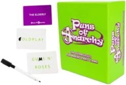 Puns Of Anarchy Expansion Pack - The Outrageous Pun-Making Game - Nothing Is Safe From Becoming Hilarious Wordplay For Creative People -Play Nest Game 41crAPkGYDL. AC