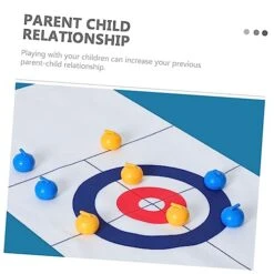 CLISPEED 1 Set Table Curling Childrens Play Sets Chess Boards For Kid Parent Kids Curling Game Set Party Supply White Campus Curly Plastic Roller Set Portable Chess Board 10 CLISPEED 1 Set Table Curling Childrens Play Sets Chess Boards For Kid Parent Kids Curling Game Set Party Supply White Campus Curly Plastic Roller Set Portable Chess Board -Play Nest Game 41fdjGNlgjL