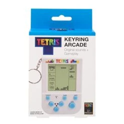 Tetris Keyring Handheld Arcade Game - Retro Mini Portable Handheld Tetris Game For Kids And Adults. Original Gameplay Including Original Tetris Sounds. Officially Licensed Tetris Game. -Play Nest Game 41gw9AECVoL