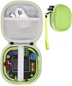 Game System Case For Leapfrog Rockit Twist Handheld Learning Game System, By Alltravel, Tailor Made Case-Best Matching With Color And Shape, Mesh Accessories Pocket, Detachable Wrist Strap (Purple) -Play Nest Game 41iTEpNQOkL. AC