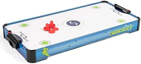 JOOLA Sport Squad HX40 40 Inch Table Top Air Hockey Table For Kids And Adults - Electric Motor Fan - Includes 2 Pushers And 2 Air Hockey Pucks - Great For Playing On The Floor, Tabletop, Or Dorm Room 7 JOOLA Sport Squad HX40 40 Inch Table Top Air Hockey Table For Kids And Adults - Electric Motor Fan - Includes 2 Pushers And 2 Air Hockey Pucks - Great For Playing On The Floor, Tabletop, Or Dorm Room - Image 5