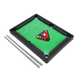 Kid Pool Table, Desktop Mini Billiard Tables Billiard Toy 15Pcs Balls For Above 3 Years Old