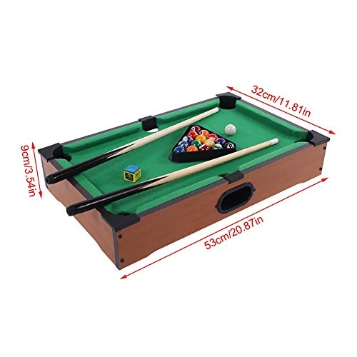 Auliuakz Tabletop Billiard -Tabletop Mini Pool Set Portable Billiard Snooker Table Game Toy Kit With Accessories 4 Auliuakz Tabletop Billiard -Tabletop Mini Pool Set Portable Billiard Snooker Table Game Toy Kit With Accessories - Image 2