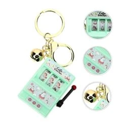 Las Vegas 6 Pcs Rocker Keychain S For Adults Keychain For Kids Mini Lucky Keychain Mini Arcade Game Miniature Metal Green Party Favors For Kids 8-12 Toy -Play Nest Game 41lsPejvRwL