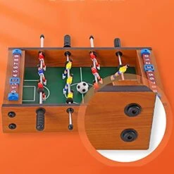 TREETDOBV Foosball Table, Upgrade 12mm Wooden Mini Foosball Table, Portable Table Football Game For 2 To 4 People, Parent Kid Toys For Adults And Kids,Family Entertainment -Play Nest Game 41nIhtv0LmL