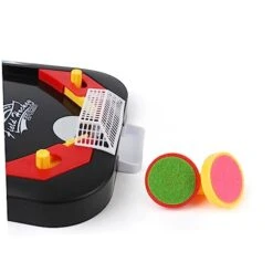 Sosoport 1pc Mini Toy Desktop Toys Kids Mini Toys Mini Finger Sports Toy 2-in-1 Soccer Ice Hockey Toy Soccer Table Football Table 2 In 1 Parent-Child Colorful Ice Hockey Table Football Toys -Play Nest Game 41nJS1haN1L
