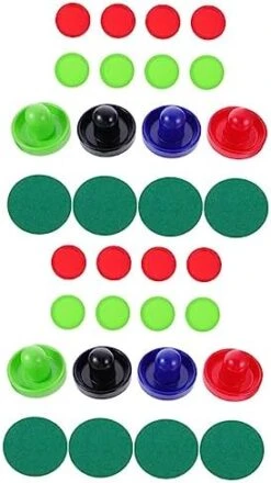 Toddmomy 2 Sets Air Hockey Slingshots For Kids Air Hockey Puck Kids Mini Toys Plastic Hockey Piece Foosball Pieces Air Hockey Paddle Plastic Hockey Parts Plastic Air Hockey Puck Felt Pad -Play Nest Game 41natADjH4L. AC