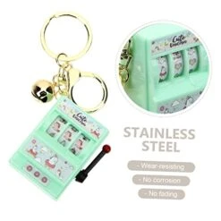 TOYANDONA Las Vegas 8 Pcs Rocker Keychain Mini Toys For Kids S For Adults Adukt Toys Mini Toy Mini Claw Machine For Kids Slots Toys Keychain Plaything Keychain Toy Gift -Play Nest Game 41oiJOUP0SL