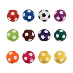 Toyvian Billiards Accessories 12pcs Table Football Balls Table Soccer Balls Foosballs Replacement Balls Party Favors Props Toys For Tabletop Game Halloween Birthday Festival Gaming Desk Accessories