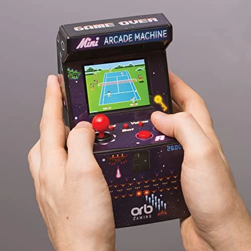 Mini Arcade Machine, 240 In-Built Games, 8-Bit Retro Arcade Games, 2.5” Full Colour Screen, 8-Way Joystick, 2 Buttons, Volume Control, Thumbs Up! 6 Mini Arcade Machine, 240 In-Built Games, 8-Bit Retro Arcade Games, 2.5” Full Colour Screen, 8-Way Joystick, 2 Buttons, Volume Control, Thumbs Up! - Image 4