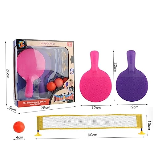 INOOMP 1 Set Plastic Table Tennis Racket Outdoor Playset Table Tennis Paddles Kids Suit Outdoor Play Toys For Kids Tennis Balls For Kids Tabletop Table Toy Mini Table Tennis Mini Pong Toy 6 INOOMP 1 Set Plastic Table Tennis Racket Outdoor Playset Table Tennis Paddles Kids Suit Outdoor Play Toys For Kids Tennis Balls For Kids Tabletop Table Toy Mini Table Tennis Mini Pong Toy - Image 4