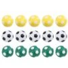 Kisangel 15pcs Soccer Table Game Foosball Balls Mini Replacement Foosballs Desktop Toys Outdoor Accessories Billiards Accessories Tabletop Soccer Ball Plastic Replacement Foosballs Football