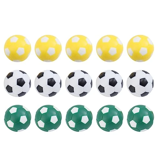 Kisangel 15pcs Soccer Table Game Foosball Balls Mini Replacement Foosballs Desktop Toys Outdoor Accessories Billiards Accessories Tabletop Soccer Ball Plastic Replacement Foosballs Football 3 Kisangel 15pcs Soccer Table Game Foosball Balls Mini Replacement Foosballs Desktop Toys Outdoor Accessories Billiards Accessories Tabletop Soccer Ball Plastic Replacement Foosballs Football