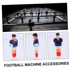 HOLIDYOYO 22 Pcs Football Machine Player Mini Footballs Toy Machine Doll Set Resin Foosball Player Foosball Table For Kids Portable Mini Table Football Creative Table Football Boys Component -Play Nest Game 41uM0eQgQPL