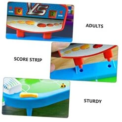 TOYANDONA Childrens Toys Kids Football 1pc Table Football Table Kids Soccer Funny Table Games Desktop Football Sports Child Trigger Plastic Blue Kids Soccer Ball Kidcraft Playset -Play Nest Game 41ul1NuI81L