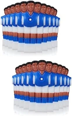 BESPORTBLE 22 Pcs Puppet Mini Toy Tabletop Accessories Mini Dolls Ball Table Football Accessories Foosball Men Table Football Replacement Parts Desk Football Game Desk Football Figures Number -Play Nest Game 41vp86CjtRL. AC