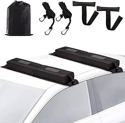 Zone Tech Soft Roof Rack Pads Heavy Duty, Use With Or Without Cross Bar, Non-Slip, Use For Kayak, Surfboard, Canoe, And More (1 Set) 9 Zone Tech Soft Roof Rack Pads Heavy Duty, Use With Or Without Cross Bar, Non-Slip, Use For Kayak, Surfboard, Canoe, And More (1 Set) - Image 7