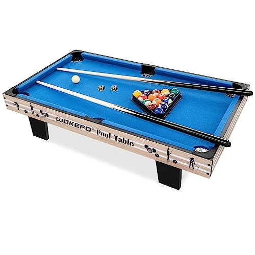 Mini Pool Table Top Games: 36-Inch Tabletop Billiards Table Set With 16 Pool Balls, 2 Cues, 1 Triangle Rack, 2 Chalks & 1 Table Brush, Portable Pool Games For Kids, Children,Dog,Cat,Pet, Family Game 3 Mini Pool Table Top Games: 36-Inch Tabletop Billiards Table Set With 16 Pool Balls, 2 Cues, 1 Triangle Rack, 2 Chalks & 1 Table Brush, Portable Pool Games For Kids, Children,Dog,Cat,Pet, Family Game