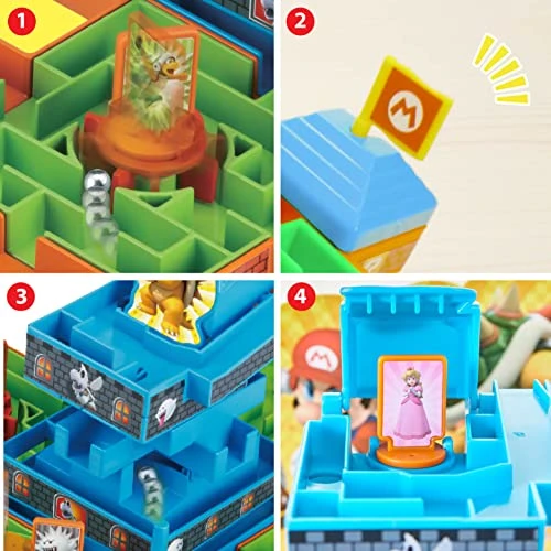EPOCH Super Mario Maze Game Deluxe From, Single Player Tabletop Action Game For Ages 4+, Multi 5 EPOCH Super Mario Maze Game Deluxe From, Single Player Tabletop Action Game For Ages 4+, Multi - Image 3