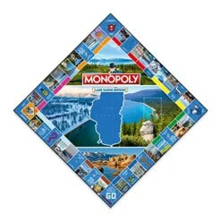 Lake Tahoe Monopoly Board Game, For 2 To 6 Players, Adults And Kids Ages 8 And Up, Buy, Sell And Trade Your Way To Success -Play Nest Game 510P4zZikSL