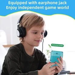 Retro Handheld Games For Kids, 8 Bit Retro 365 Classic Games 3.0" LCD Screen Portable Video Game Player Support TV Output Electric Learning Toys For Boys Girls Ages 4-12 (Green)… -Play Nest Game 510f8s8bDKL