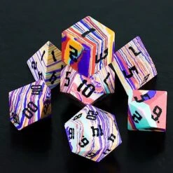 Rainbow Turquoise DND Dice Set Sharp Edge Stone Handmade 7 Accessories Dice For Dungeons And Dragons TTRPG Games Multi-Sided RPG Polyhedral Dice Roleplaying Games Shadowrun Pathfinder MTG 22 Rainbow Turquoise DND Dice Set Sharp Edge Stone Handmade 7 Accessories Dice For Dungeons And Dragons TTRPG Games Multi-Sided RPG Polyhedral Dice Roleplaying Games Shadowrun Pathfinder MTG -Play Nest Game 511HSSINmQL