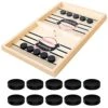 Table Battle Game, Neo LOONS Fast Sling Puck Game Table Desktop Ice Hockey Game For Party Home Parent-Child Interaction Toys, Portable Winner Battle Board Games Toy Set For Traveling Camping