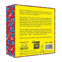 I Should Have Known That Trivia Game Yes Or No Edition By Hygge Games, Red, Box Size 5.7 X 5.7 X 1.8 Inches (21224) -Play Nest Game 512Llgz1ZzL