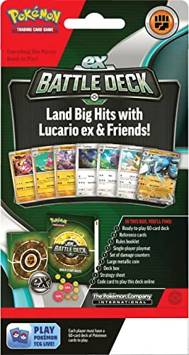 Pokemon TCG: Lucario Ex Battle Deck (Ready-to-Play 60-Card Deck) 3 Pokemon TCG: Lucario Ex Battle Deck (Ready-to-Play 60-Card Deck)