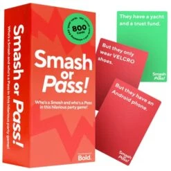 Bold. Smash Or Pass: The Hilarious Game Night Adult Card Game - 3-20 Players - Fun Card Games And Party Game For Adults - Perfect For Girls Night, Bachelorette Party, Or Strangers