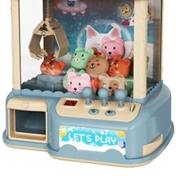 Fancyes Claw Machine Arcade Game With 20 Capsule, Arcade Candy Capsule Claw Game Prizes Toy, Blue 40 Dolls -Play Nest Game 513kNq6uDWL