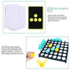 Bounce Off Game Family Game Board Game Pressure Relief Toy Interactive Battle Game -Play Nest Game 513pBREUYPL