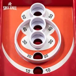 Tabletop Skee Ball Mini Arcade Game - Authentic Skee Ball Arcade Game For Home With Automatic LED Scoring - Tabletop Games For Game Room, Basement Bar Or Rec Room By EastPoint Sports -Play Nest Game 514JaQc1jqL