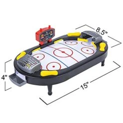 Gamie Hockey Tabletop Game, Desktop Sports Game With Mini Hockey Table, 2 Pucks, And Scoreboard, Fun Indoor Games For Home, Office And Game Night, Best Gift Idea For Kids 10 Gamie Hockey Tabletop Game, Desktop Sports Game With Mini Hockey Table, 2 Pucks, And Scoreboard, Fun Indoor Games For Home, Office And Game Night, Best Gift Idea For Kids -Play Nest Game 514ZzvO689L