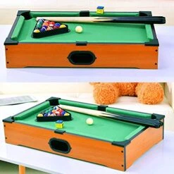 Auliuakz Tabletop Billiard -Tabletop Mini Pool Set Portable Billiard Snooker Table Game Toy Kit With Accessories 11 Auliuakz Tabletop Billiard -Tabletop Mini Pool Set Portable Billiard Snooker Table Game Toy Kit With Accessories -Play Nest Game 515C9OBLY9L