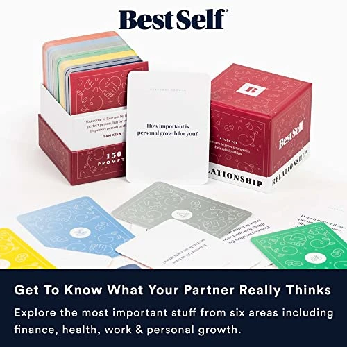 BestSelf Relationship Deck - 150 Discussion Prompts To Create Real Conversations - Perfect Couples Games, Card Games For Adults, And Amazing Gifts For Wife 6 BestSelf Relationship Deck - 150 Discussion Prompts To Create Real Conversations - Perfect Couples Games, Card Games For Adults, And Amazing Gifts For Wife - Image 4