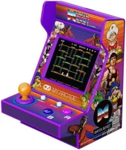 MY ARCADE All-Star Arena Pico Player- 3.75" Fully Playable Portable Tiny Arcade Machine With 107 Retro Games, 2" Screen Color Display, Battery Powered,White -Play Nest Game 5177UTFZaaL. AC