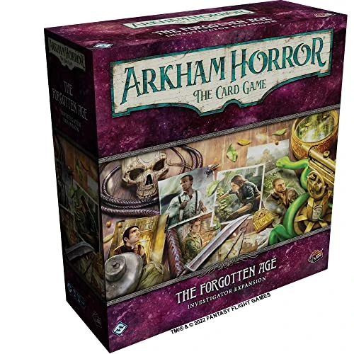 Fantasy Flight Games Arkham Horror The Card Game The Forgotten Age Investigator Expansion | Horror Mystery Game | Cooperative Card Game | Ages 14+ | 1-4 Players | Avg. Playtime 1-2 Hours | Made 3 Fantasy Flight Games Arkham Horror The Card Game The Forgotten Age Investigator Expansion | Horror Mystery Game | Cooperative Card Game | Ages 14+ | 1-4 Players | Avg. Playtime 1-2 Hours | Made