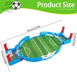 Mini Foosball Games, Interactive Tabletop Football Games, 2-Player Tabletop Soccer Game, Portable Competition Sports Games For Travel, Desktop Sport Board Game For Kids Adults -Play Nest Game 517lxMTyFnL