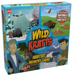 Goliath Wild Kratts Habitat Memory Game - Classic Memory Gameplay With Creative Storytelling - Learn Animal Facts While You Play, Ages 5 And Up, 2-4 Players -Play Nest Game 517phTPbfgL