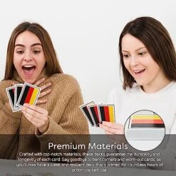 LINGO Playing Cards In Tin Box | Sturdy Travel Case | Language Learning Game Set With Useful Phrases | Fun Visual Flashcard Deck To Increase Vocabulary And Pronunciation Skills (German) 9 LINGO Playing Cards In Tin Box | Sturdy Travel Case | Language Learning Game Set With Useful Phrases | Fun Visual Flashcard Deck To Increase Vocabulary And Pronunciation Skills (German) -Play Nest Game 519MxzEVfJL