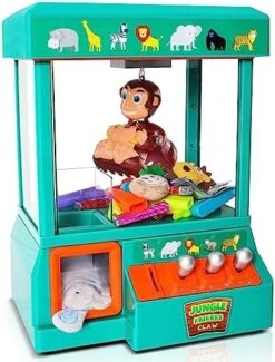 Bundaloo Claw Machine For Kids - Baseball Themed Miniature Candy Grabber With 3 Small Baseball Toys, 30 Reusable Tokens - Electronic Prize Dispenser Toy Party Game For Children -Play Nest Game 51AAXWLLlmL. AC