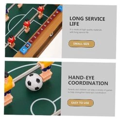 INOOMP 1pc Table Tennis Footballs For Kids Indoor Toys Desktop Toys Table Soccer Game Football Game Toy Foosball Tabletop Games Parent-Child Football Game Creative Football Game Green -Play Nest Game 51AmwNGLFyL