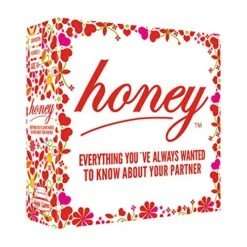 Hygge Games Honey - Everything You´ve Always Wanted To Know About Your Partner - Fun Conversation For Couples, Red