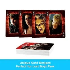 AQUARIUS Lost Boys Playing Cards - Lost Boys Movie Themed Deck Of Cards For Your Favorite Card Games - Officially Licensed Lost Boys Merchandise & Collectibles 10 AQUARIUS Lost Boys Playing Cards - Lost Boys Movie Themed Deck Of Cards For Your Favorite Card Games - Officially Licensed Lost Boys Merchandise & Collectibles -Play Nest Game 51Cb7dIt8cL
