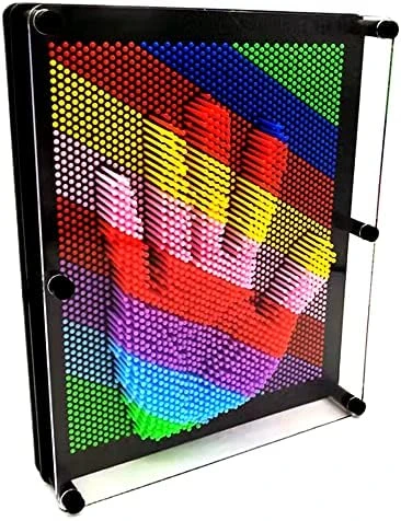 3D Pin Art Sensory Toy Needles Intellectual Fun Toy Plastic Pin Art Palm Board Large (LightBlue-6 X 8 Inches) 15 3D Pin Art Sensory Toy Needles Intellectual Fun Toy Plastic Pin Art Palm Board Large (LightBlue-6 X 8 Inches) - Image 13