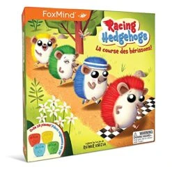 FoxMind Games: Racing Hedgehogs, A Family Betting Race Game From Dr. Reiner Knizia, Up To 5 Players, Ages 6 And Up.