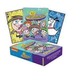 AQUARIUS Nickelodeon Fairly Odd Parents Playing Cards – Fairly Odd Parents Themed Deck Of Cards For Your Favorite Card Games - Officially Licensed Nickelodeon Merchandise & Collectibles