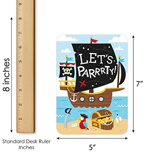 Big Dot Of Happiness Pirate Ship Adventures - Picture Bingo Cards And Markers - Skull Birthday Party Bingo Game - Set Of 18 6 Big Dot Of Happiness Pirate Ship Adventures - Picture Bingo Cards And Markers - Skull Birthday Party Bingo Game - Set Of 18 - Image 4